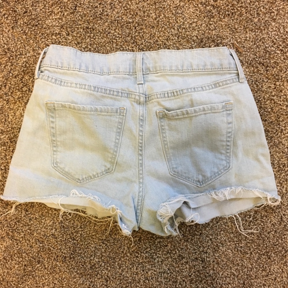 Distressed shorts